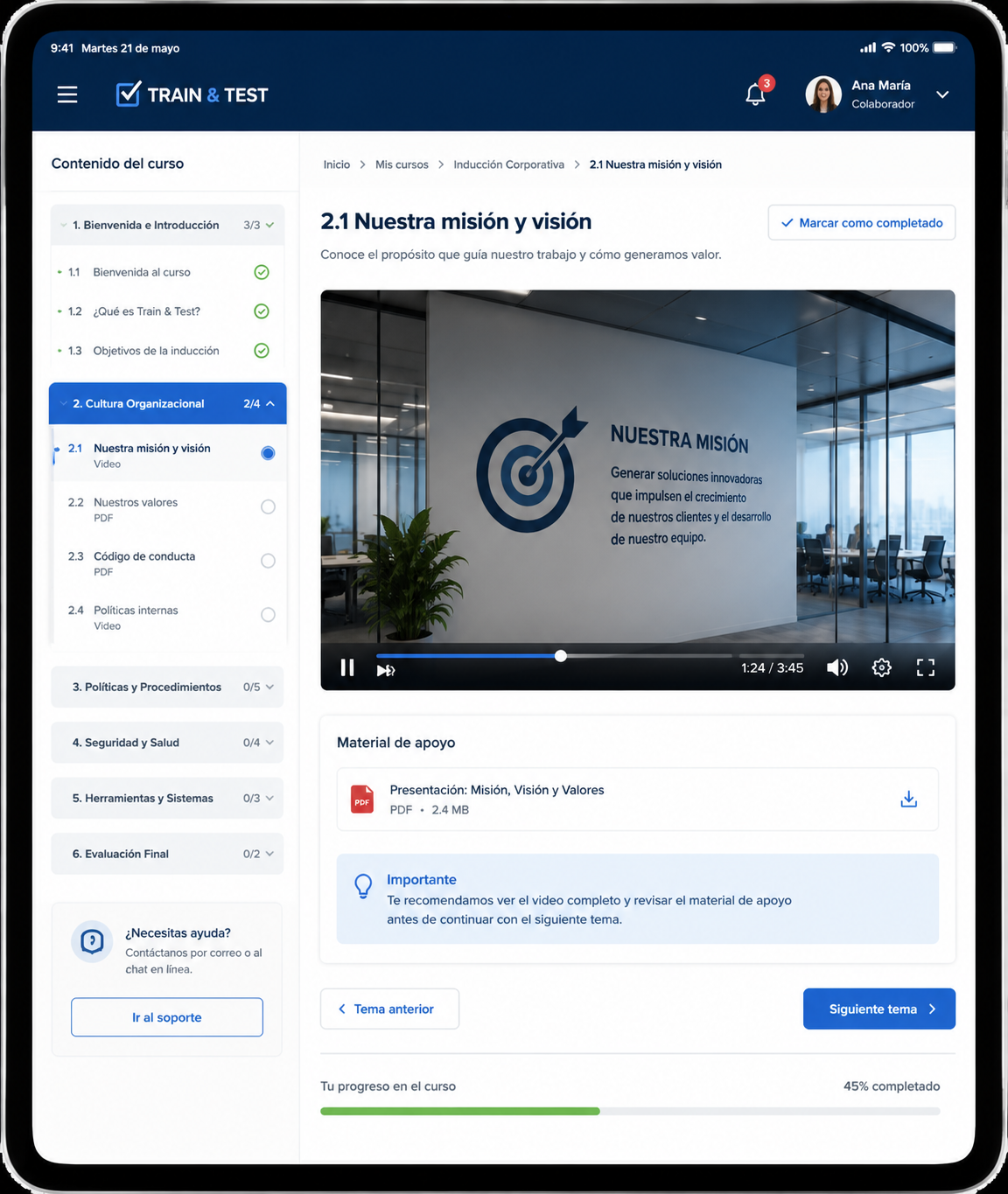 Curso digital en Train & Test
